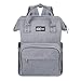 Waterproof Travel Backpack Diaper Bag, Multi-Function Baby Bag Backpack, Large Capacity Stylish Insulated Pockets Baby Diaper Bag Backpack (Gray)