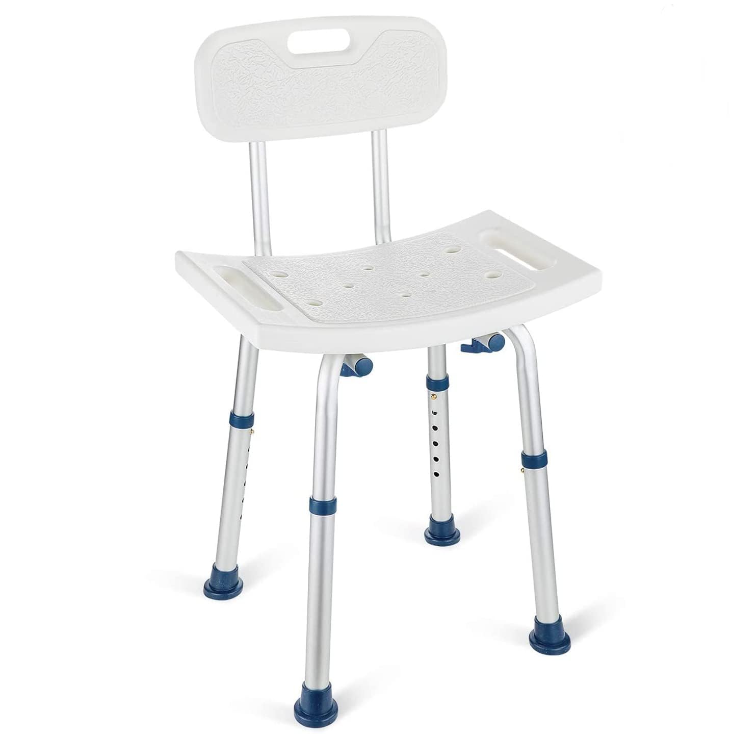 Photo 1 of GreenChief Shower Chair with Back Removable - Small Shower Stool for Inside Shower, Narrow Bathtub Chair, Adjustable Shower Seat for Seniors, Elderly, Handicap, Disabled (300 LBS)