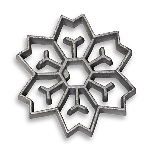 Honey-Can-Do 2-In-1 Snowflake Rosette Iron