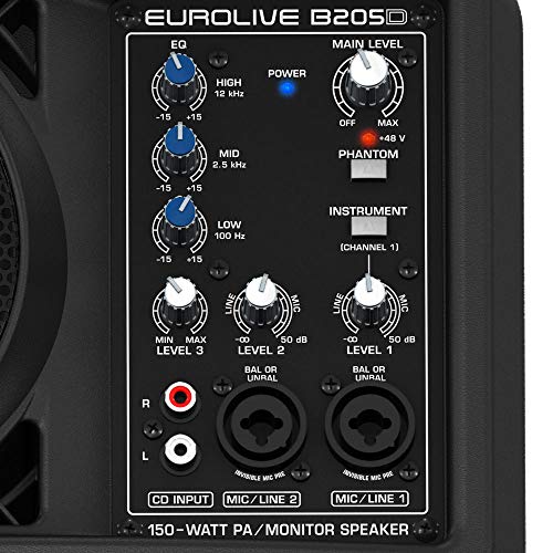 3 Behringer+Eurolive+B205D+Ultra+Compact+150+Watt