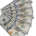 Xixou $100 Dollar Bill Rolling Papers 1 Wallet Creative Dollar Papers
