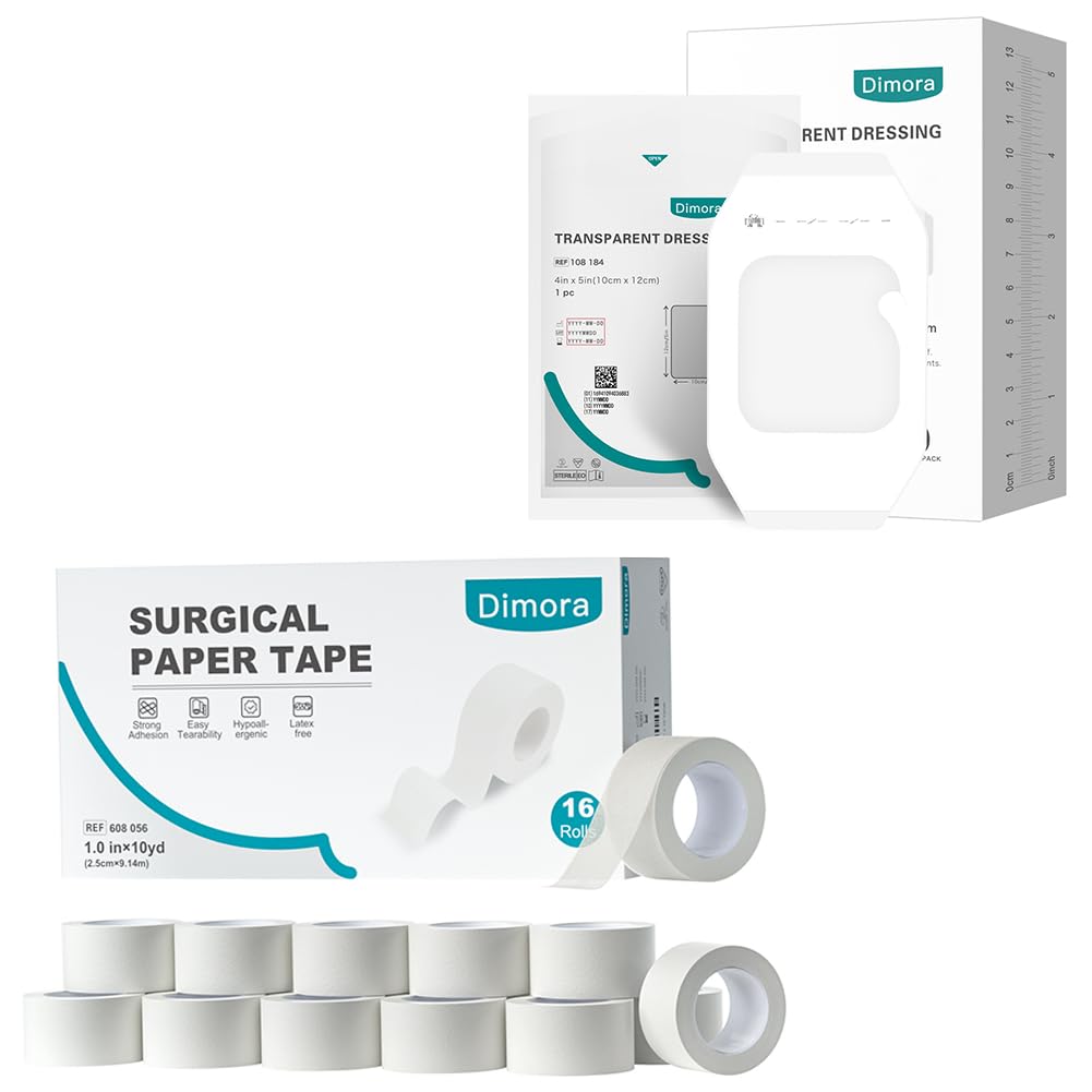 Dimora Medical Paper Surgical Tape 16 Rolls-1