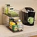 Seville Classics 2-Tier Sliding Basket Drawer Kitchen Counter and Cabinet Organizer, Bronze