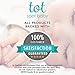 Tot Spot Baby Newborn Baby Hat/Beanie/Cap with Knot for Boys Girls 0-6 Months 100% Pure Organic Cotton GOTS Certified for Autumn Winter Summer ((Pack 3) Redish Orange, Floral, White)