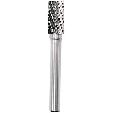 SB-3 Tungsten Carbide Burr Rotary File Cylinder Shape Double Cut with 1/4''Shank for Die Grinder Drill Bit