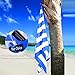 Your Choice Microfiber Beach Towels, Beach Towels for Adults, Sand Free Beach Towel Quick Dry Travel Towel Camping Towel - Blue and White Stripe, Large Beach Towel 60x30 Inch