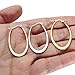 Jstyle Stainless Steel Teardrop Hoop Earrings for Women 3 Pairs a Set 35MM