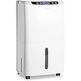 Waykar 2000 Sq. Ft. Energy Star 2025 Dehumidifier for Basement, Smart Compressor 34 Pints Dehumidifiers for home with Drain Hose and Water Tank.