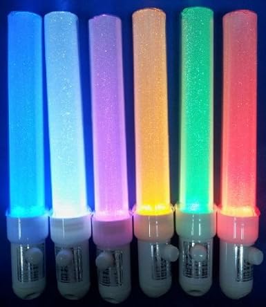 Amazon Sh コンサートグッズ キラキラ レッド 赤 色 サイリウム