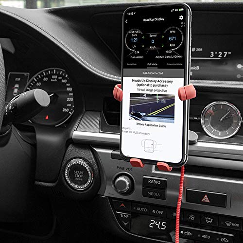 AUTDER Honeywell OBD Bluetooth Scanner Diagnostic Scan Tool OBD2 Code Reader with Tire Pressure (TP) Monitor and Phone Bracket [with Wireless Charging Function], for iOS & Android Devices - Thumbnail 2