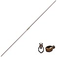 GOUNENGNAIL 8ft Ground Rod Kit - 5/8'' Bonded Electrical Copper Grounding with Bronze Clamp UL Listed,Great for Fence Lightning Strike Electrode Earthing Rod, Swimming Pool Rods, 5/8''x8' (4'+4' Kit)