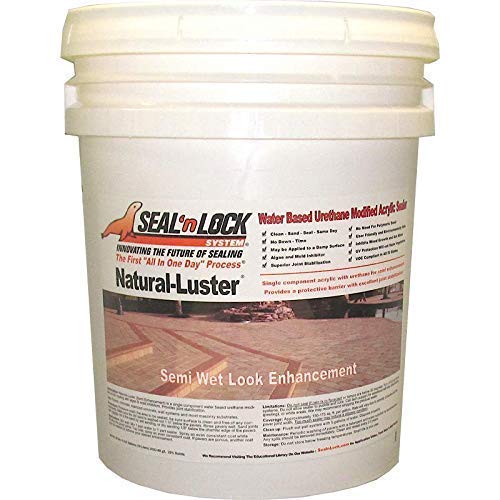 5 Gallons Seal 'n Lock Natural Luster Concrete Paver Water Based Sealer