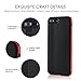iPhone 7 Plus case iPhone 8 Plus Case Epeolatry Soft Flexible TPU Protective Case with Hard Bumper Frame Shock Proof Scratch Resistant for iPhone 7 Plus/iPhone 8 Plus(Red)