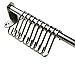 Stainless Steel Gourmet Kitchen 23.25 Inch Wall Rail Pot Pan Utensil Lid Rack Storage Organizer with 10 S Hooks
