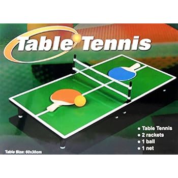 Amazon.com: Mini Portable Tabletop Table Tennis (Ping Pong