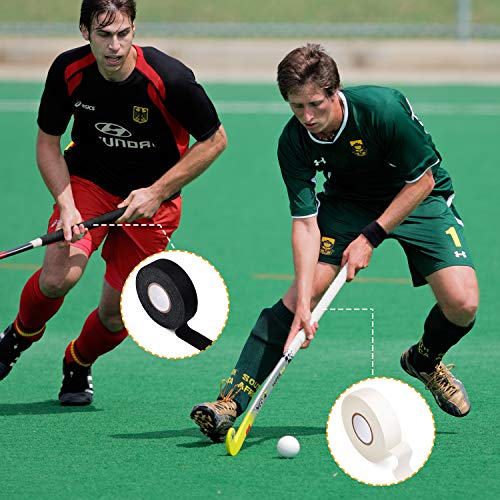 image for Gonex Hockey Tape, Black Green Cloth Grip Tape for Hockey Ice Field La