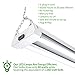 Sunco 12 Pack Linkable LED Utility Shop Light, 4500 LM, 2200K, 4 FT, 48 Inch Integrated Fixture for Garage, 40W Equivalent 150W, Surface + Suspension Mount