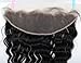 CHANTICHE Brazilian Remy Human Hair Free Part 13x4 inch Ear to Ear Lace Closure with Baby Hair Body Wave Lace Frontal Bleached Knots 12inches Natural Color