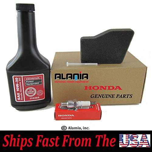 Alamia, Inc. Genuine Honda EU1000i Generator, Maintenance Tune Up Kit, Filter, Oil, Spark Plug, Fuel Filter