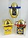 NEW Lego and LEGO Mixels Inspired GOLD Surprise Egg With Lego Stickers, Lego Minifigure Blind Bag, Lego Candy and other Lego items, Large 5.5