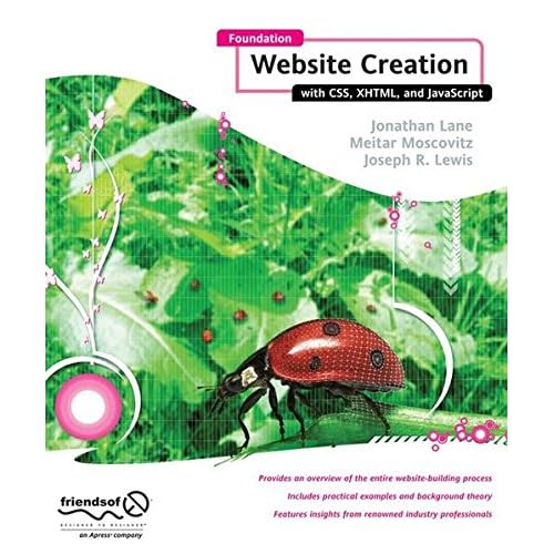 Foundation Website Creation with CSS, XHTML, and JavaScript