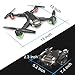 ScharkSpark Drone Thunder with Camera Live Video, RC Quadcopter with 2 Batteries, Easy to Operate for Beginners, Foldable Arms, 2.4G 6-Axis, Headless Mode, Altitude Hold, One Key Take off and Landing,