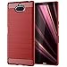 Sony Xperia 10 Plus Case,LuckyMi TPU Shock Absorption Technology Full Protective Case Cover for Sony Xperia 10 Plus Smartphone (Red, Sony Xperia 10 Plus Case)