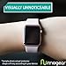 [6-PACK] RinoGear for Samsung Gear S2 Screen Protector [Active Protection] Full Coverage Flexible HD Invisible Clear Shield Anti-Bubble Film