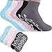 Ourcan Yoga Socks with Grips for Women Non-Slip Yoga Socks Athletic Socks Grip Socks Non Skid Short Cotton Socks