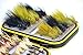 Outdoor Planet Double Side Waterproof Pocketed Fly Box + Assorted Trout Fly Fishing Lure Pack of 48 Fly Lure
