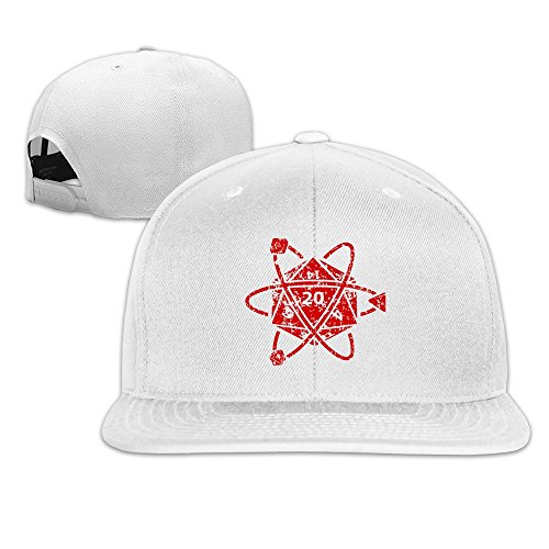 Unisex Cap Fashion Plain Adjustable D20 Atom Apparel D&D Baseball Hat Style Hat
