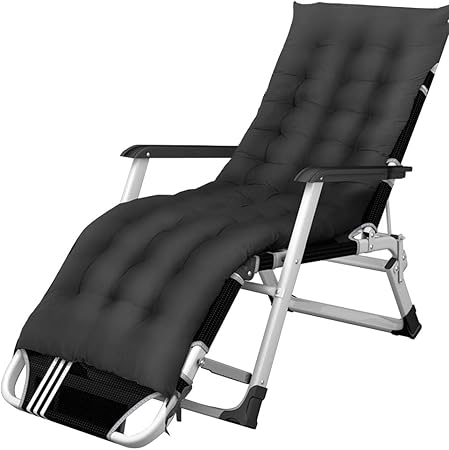 Amazon Com Folding Zero Gravity Recliner Patio Lounger Chairs With Padded Cushion Reclining Lawn Chairs Folding Heavy Duty Outdoor Deck Chairs Lounge Chair For Adults Yard Pool Garden Outdoor