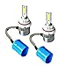 Tencasi 2PCS 9004 LED Headlight Bulbs C6 Series 72W 7600LM 6000K Cool White Lamp LED Conversion Kits Super Bright with COB LED CHIPS - 1 Year Warranty