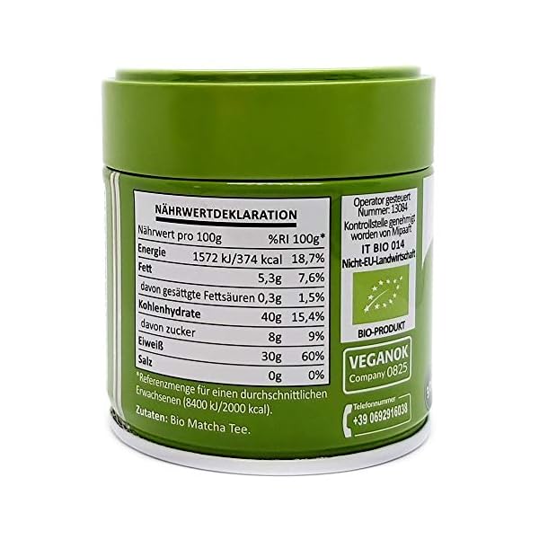 Matcha-Tee-Pulver-Bio - Ceremonial Grade - Original Green Tea aus Japan. Grüntee-Pulver Matcha Zeremonie-Qualität… – Bild 5