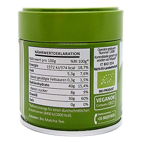 Matcha-Tee-Pulver-Bio - Ceremonial Grade - Original Green Tea aus Japan. Grüntee-Pulver Matcha Zeremonie-Qualität… – Bild 5