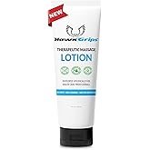 HawkGrips 8oz Therapeutic Massage Lotion for Massage Therapy, Unscented, Professional, Scraper Tool Massage Lotion, Deep Tissue, Cupping Therapy, Non-Greasy, Non-Staining, Shea Butter, Pack of 1