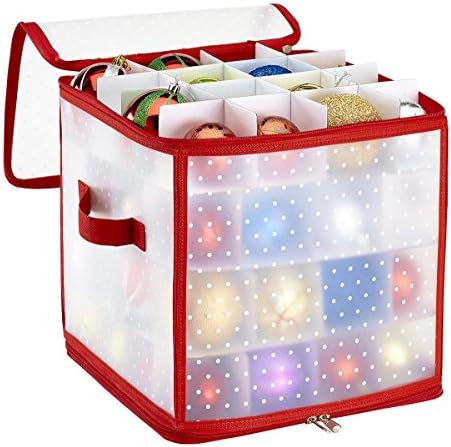 Kennedy Home Collections 64-Count Christmas Ornament Storage Box