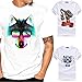 Mens Shirts,Han Shi Fashion Printing Casual Beach Short Sleeve Blouse Tank Tops Cami Vest