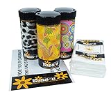 3 Kiss-u Mini Multi-Color Tissue Tube and 2 Refill Packets, (Pack of 5)