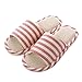 Wodeal Slippers, Women's and Men's Cotton Flax Casual House Slippers Indoor and Outdoor