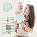 Brooklyn Bamboo Baby Washcloth / Wipes 6 Pack Organic, SOFT, Larger 10