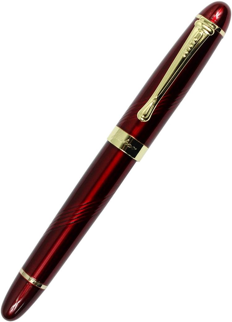 Gullor X450 Deep Blue and Gold Twist Fountain Pen dark red, Blue,Gold,Red - Image 3