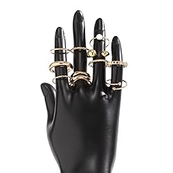 INENIMARTJ Boho Rings for Women,Gold Stacking