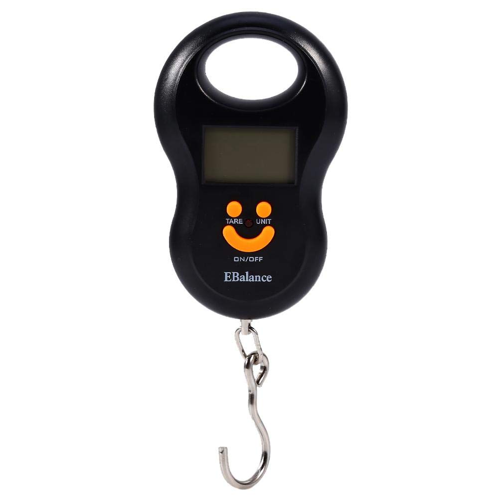 Luggage Scale, 110lb/50kg Digital LCD Scale Handheld Luggage Baggage Suitcase Weight Scale Fishing Hook Scale with Backlight LCD Display for Travel Suitcase, Fishing