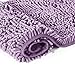 LuxUrux Bathroom Rugs Sets 2 Piece: Quick Dry, Soft Plush Anti-Slip, Super Absorbent. Includes Rectangular (31x20 inches) & U-Shaped Toilet Mat (20x20 inches) | Lavender
