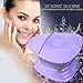 Rechargeable Face Brush - Electric Facial Cleansing Brush with Charcoal Mask - Silicone Exfoliating Vibrating Face Massager & Cleanser - Acne & Blackhead Remover, Sonic Deep Cleansing Device 