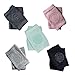 ZEFER Breathable Unisex Infant Baby Elbow Knee Pads Toddler Crawling Safety Protector, 2 Pairs