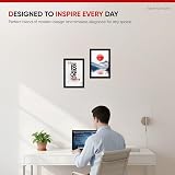 Alison Kingsgate Modern 5x3.5 Black Picture Frame Engineered Wood view 4