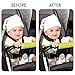 Accmor Baby Car Seat Straps Covers, Soft Seat Belt Covers for Baby Kids, Strap Pads Covers for Car Seats, Pushchair, Stroller, Black