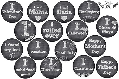 2 Deluxe+Set+Milestones+Holidays+Chalkboard